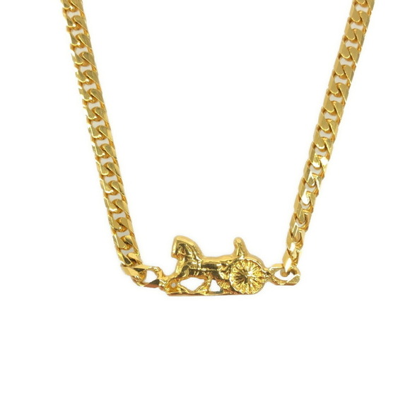 CELINE Gold Necklace - Picture 1 of 5